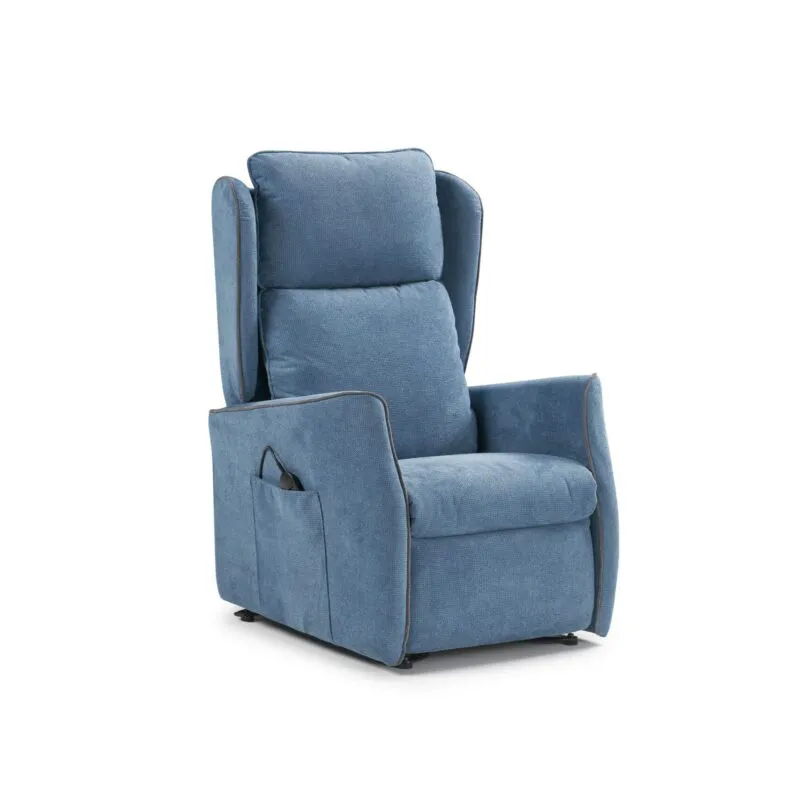 Poltrona Kiara azzurra